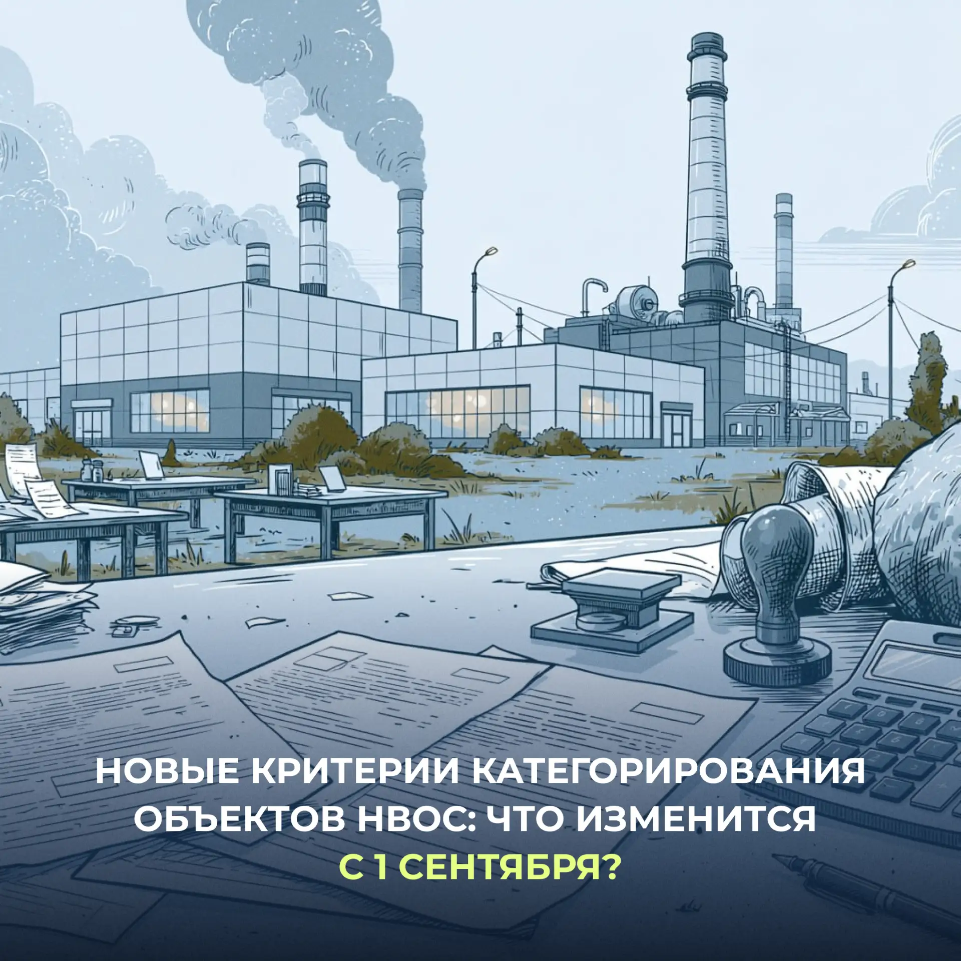С 1 сентября 2026 года вступают в силу новые критерии отнесения объектов, оказывающих негативное воз