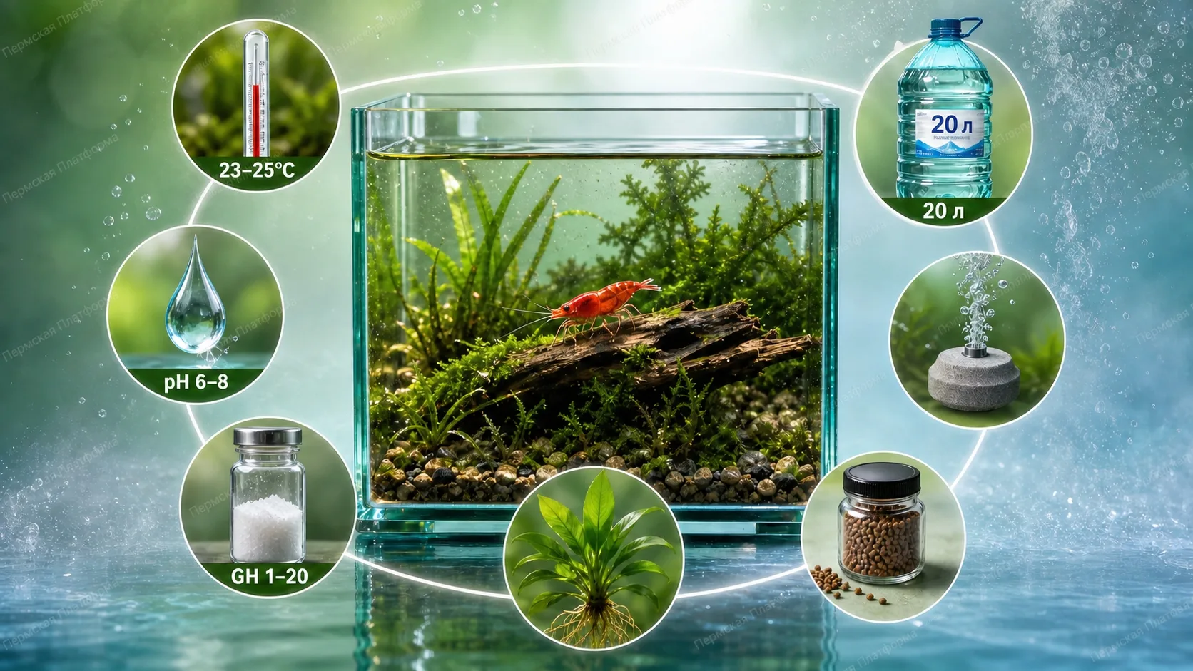 🦐 Аквариумные креветки: коротко о главном 🌿