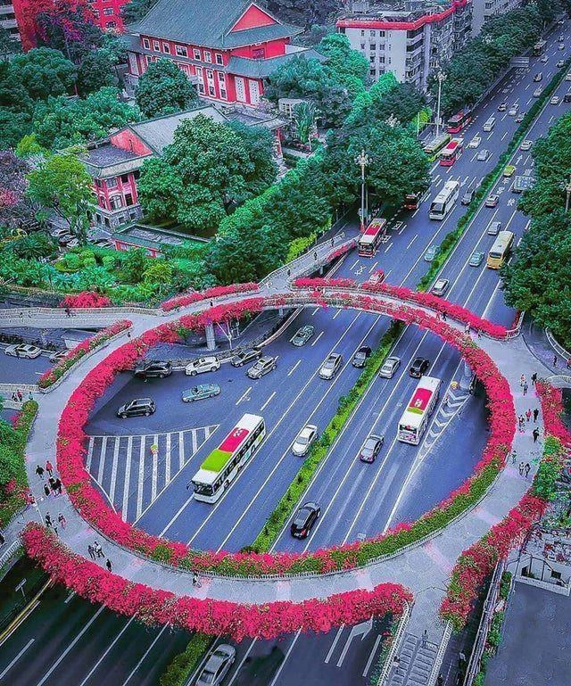 Пешеходный переход в Гуанчжоу, 🇨🇳