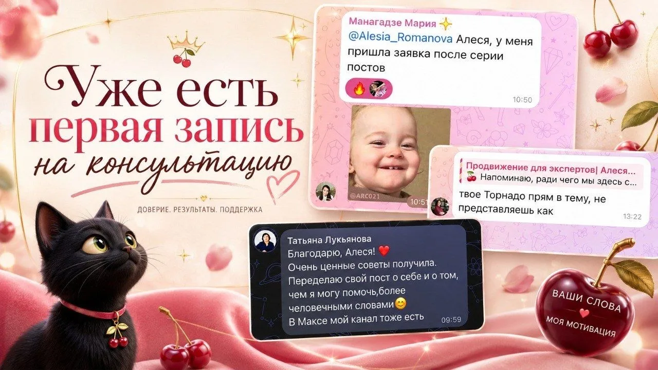 У нас в «Торнадо» уже первая запись на консультацию! 🍒

Делитесь своими результатами, даже самыми м