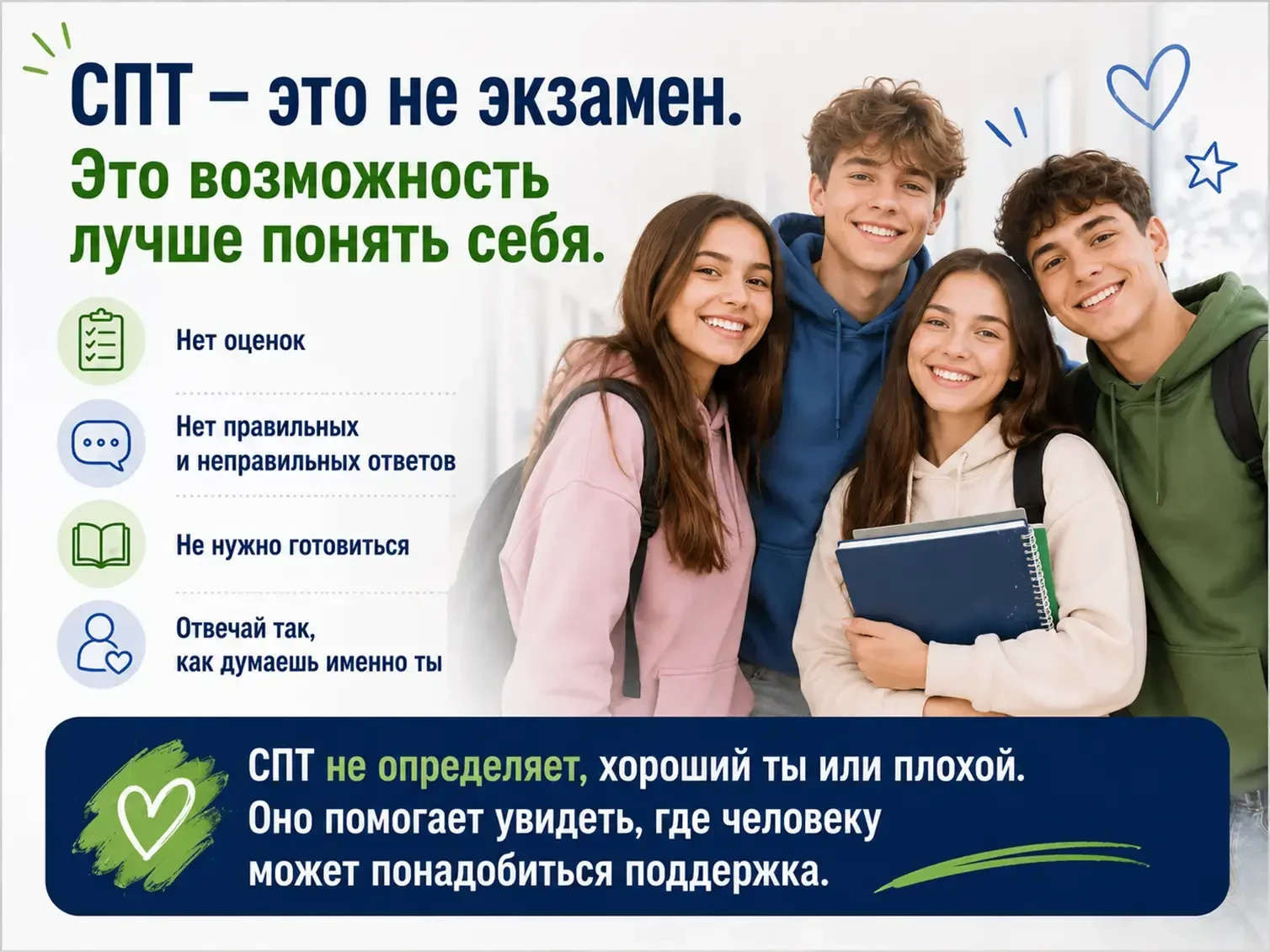 В школе стартует социально-психологическое тестирование (СПТ)