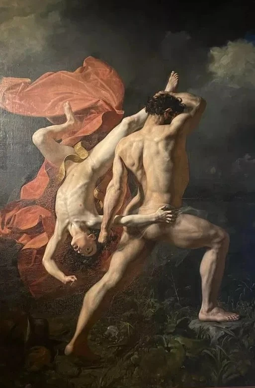 Крюков Иван Ефимович«Геркулес бросает юного Лихаса в море», 1849