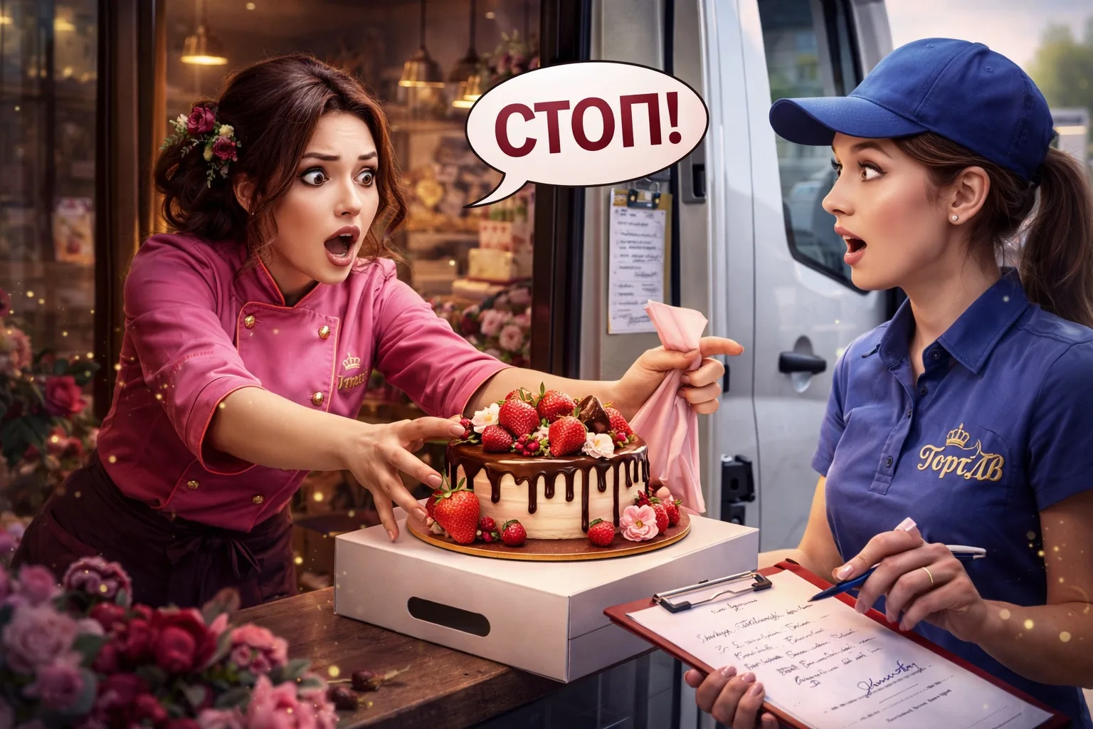 Фак ап с доставкой
