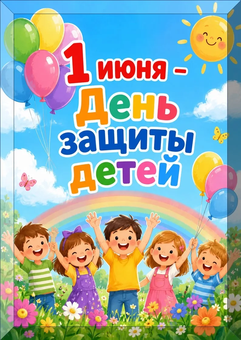 1 июня - День защиты детей 

Сегодня мы с вами поговорим о самом весёлом, самом ярком и самом детско