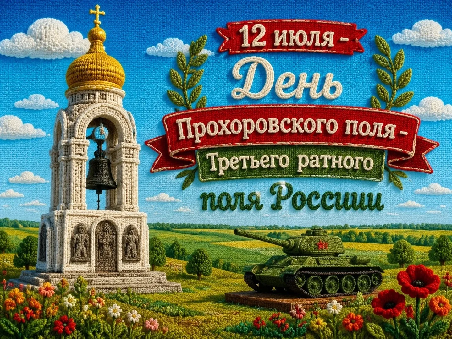 12 июля мы отмечаем особую дату, которая навсегда вписана в историю нашей страны. 
Этот день посвяще