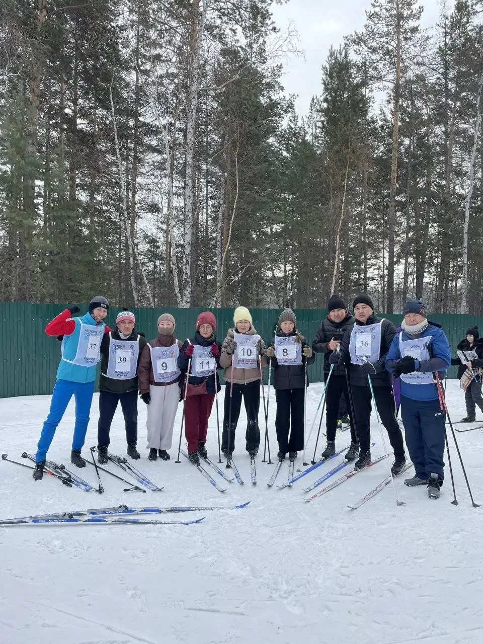 🌟 Спартакиада горкома профсоюза: наши успехи! 🌟 🎉 Сегодня состоялись соревнования по лыжным гонкам в
