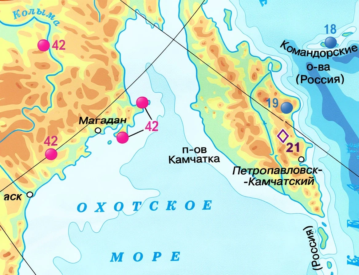 Каланы на территории России - это Командорские острова.