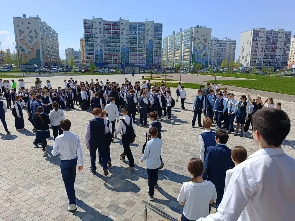 🚨 5 мая в нашей школе прошли плановые учения по пожарной безопасности