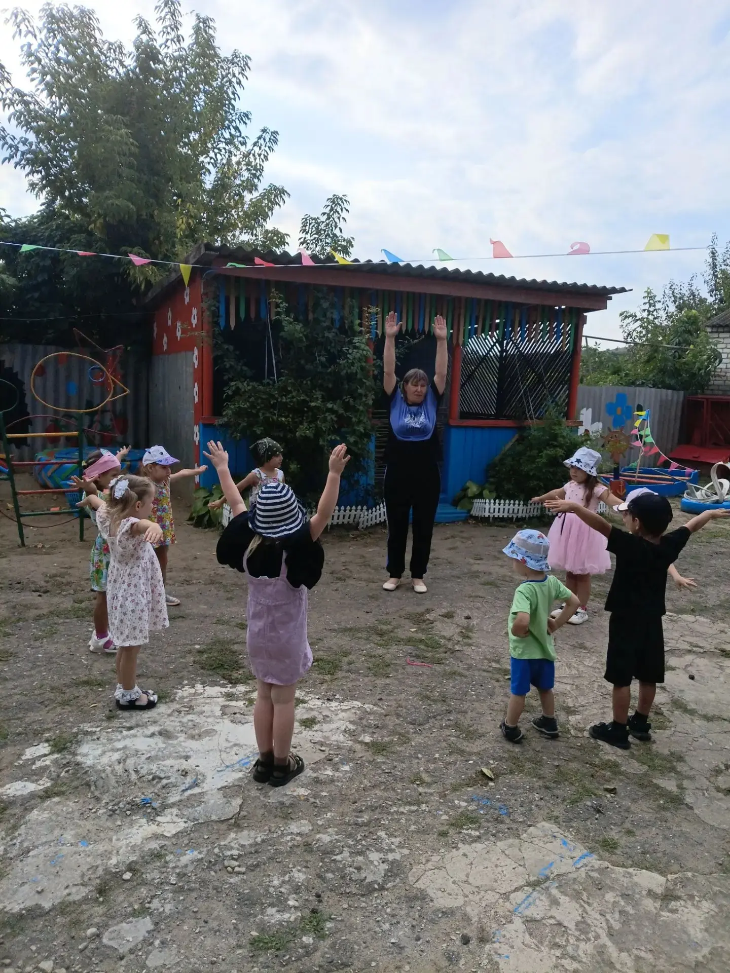 Утренняя гимнастика в средней группе