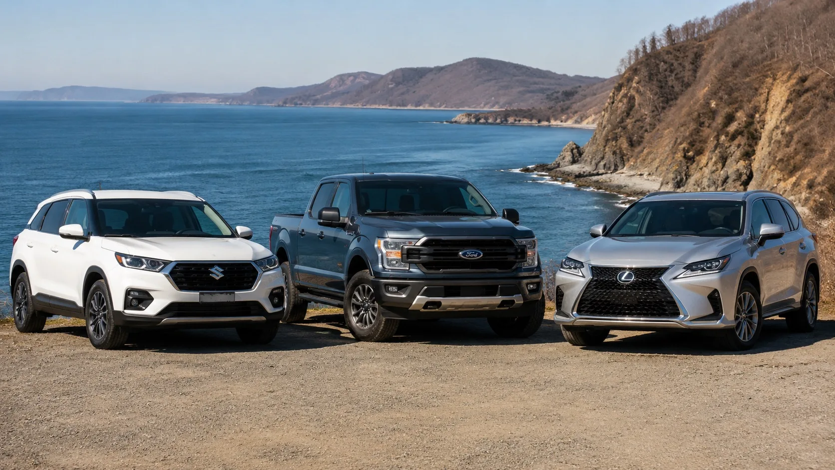 Suzuki, Ford и Lexus стали самыми востребованными автомобилями у жителей Приморья весной 2026 года


