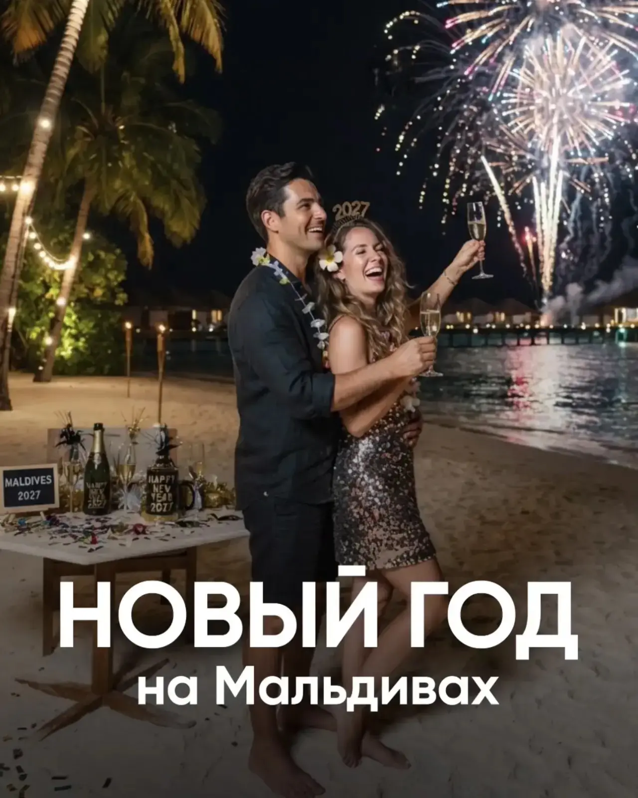 Новый год на Мальдивах 🎄