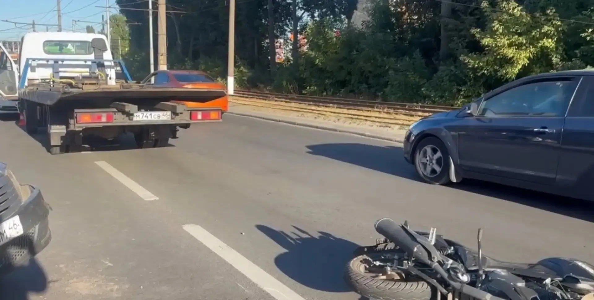❗️В Курске 16-летний мотоциклист ранен в ДТП