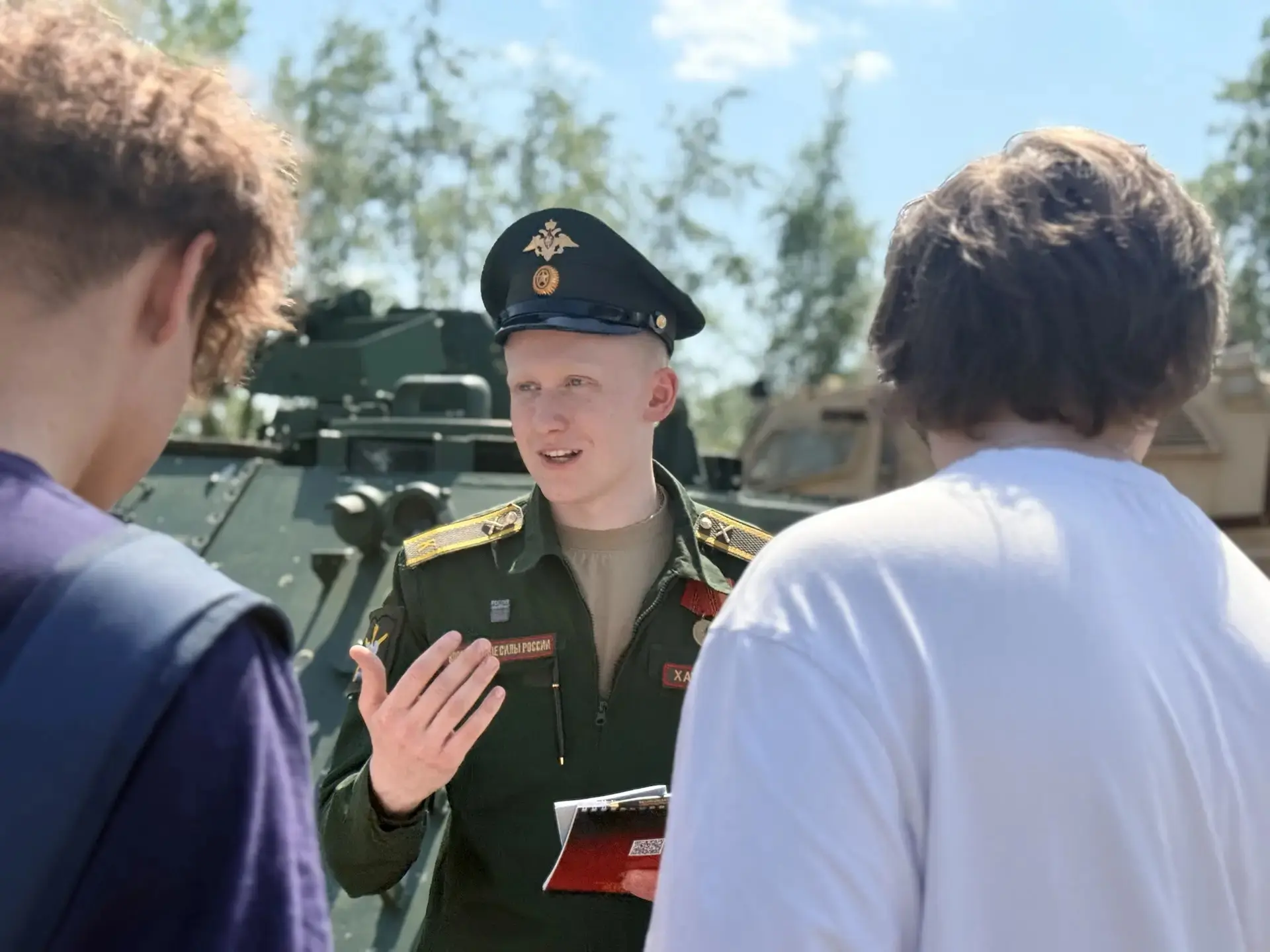 Студенты #ПК8 посетили профориентационное мероприятие на Поклонной горе, посвящённое поступлению в в