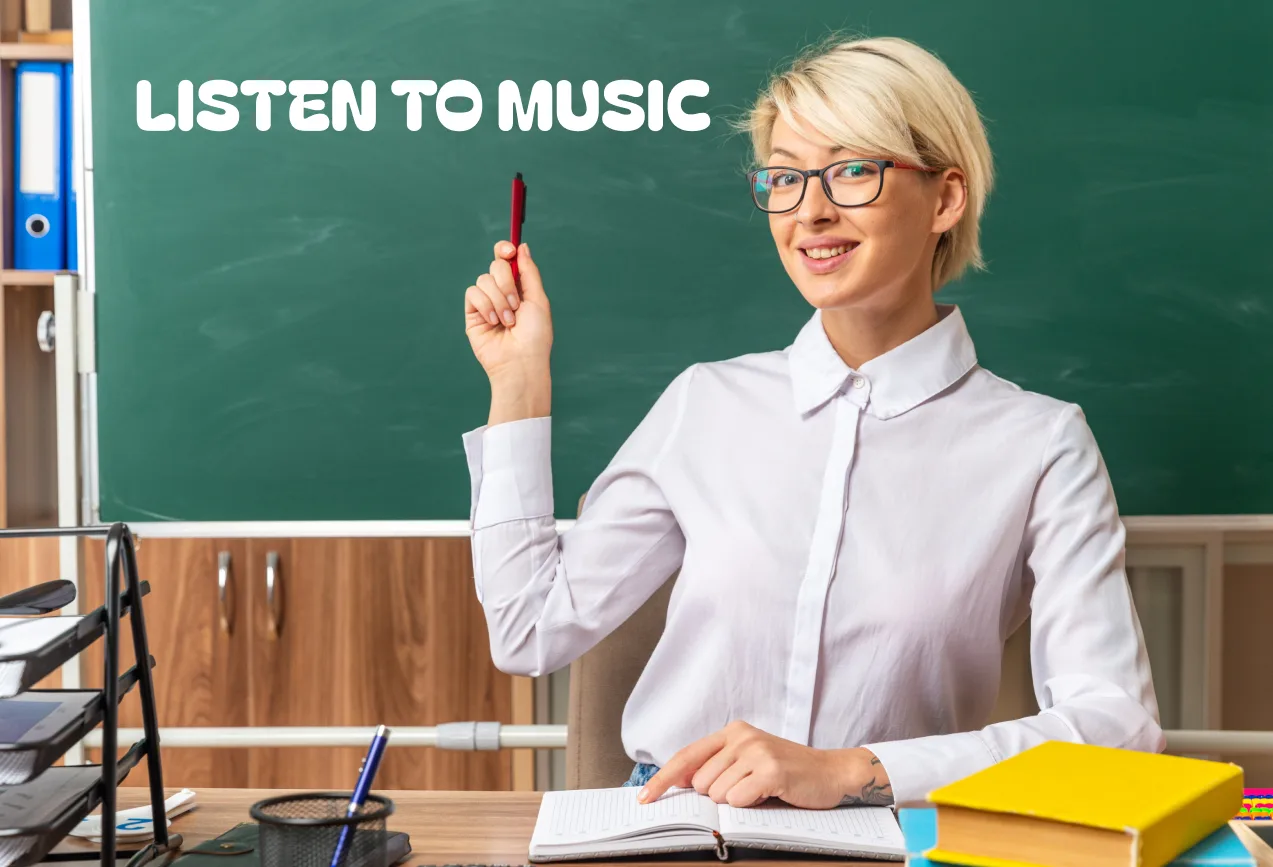 Русские почти всегда говорят: "listen music" (слушать музыку). А носители добавляют маленькое слово.