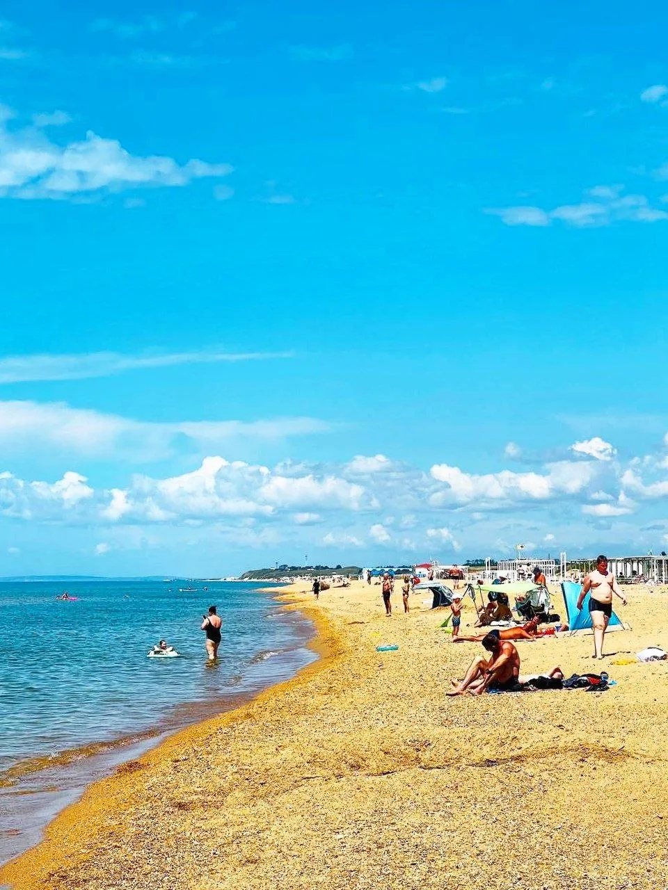Море и пляж в Благовещенской, 11 июня 2026.