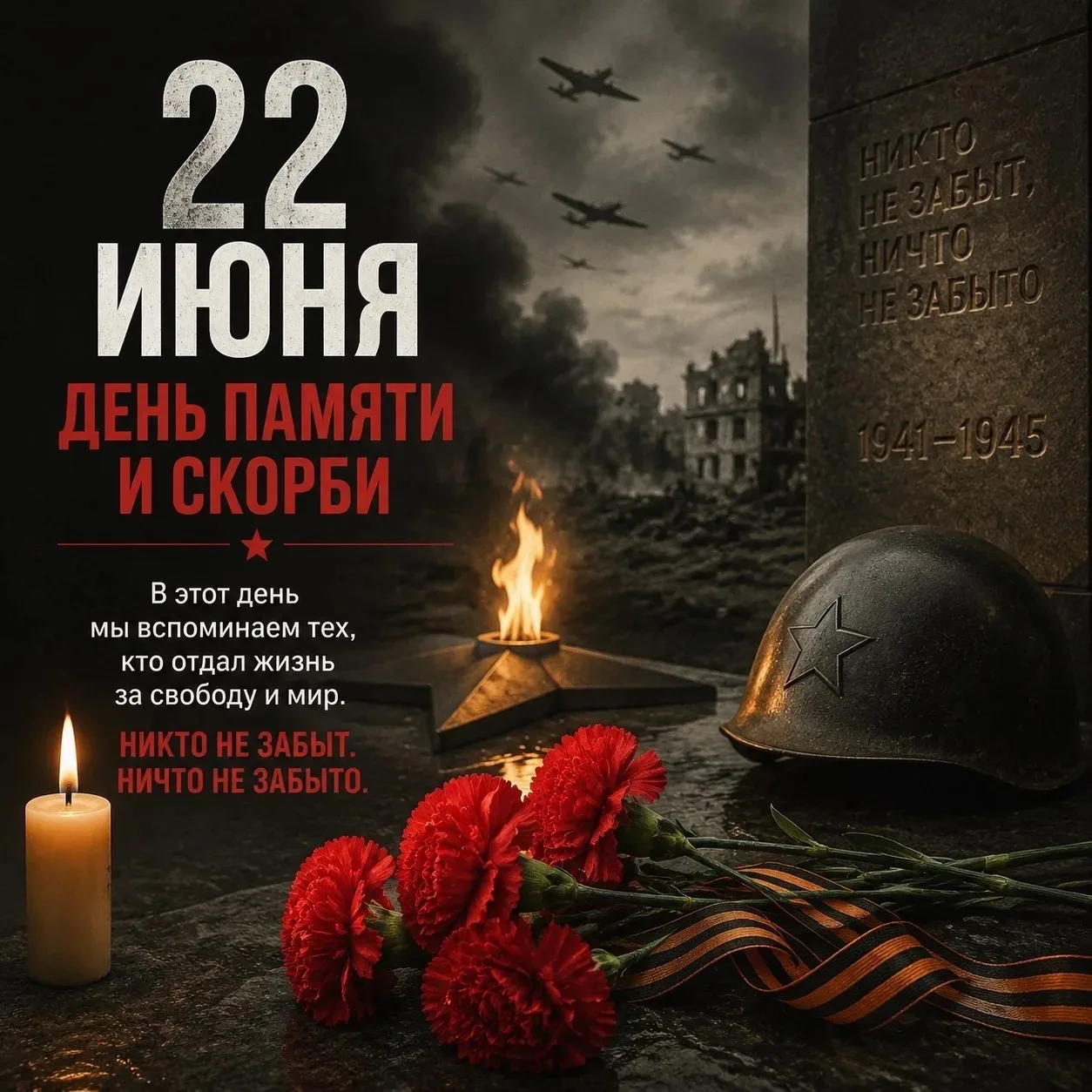 🕯 22 июня — День памяти и скорби

Сегодня мы вспоминаем одну из самых трагических дат в истории наш