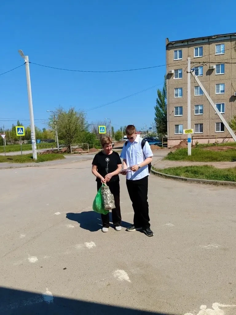 ⭐️Поисковый отряд  "Память" принял участие в акции "Улица в лицах", в которой рассказали жителям пос
