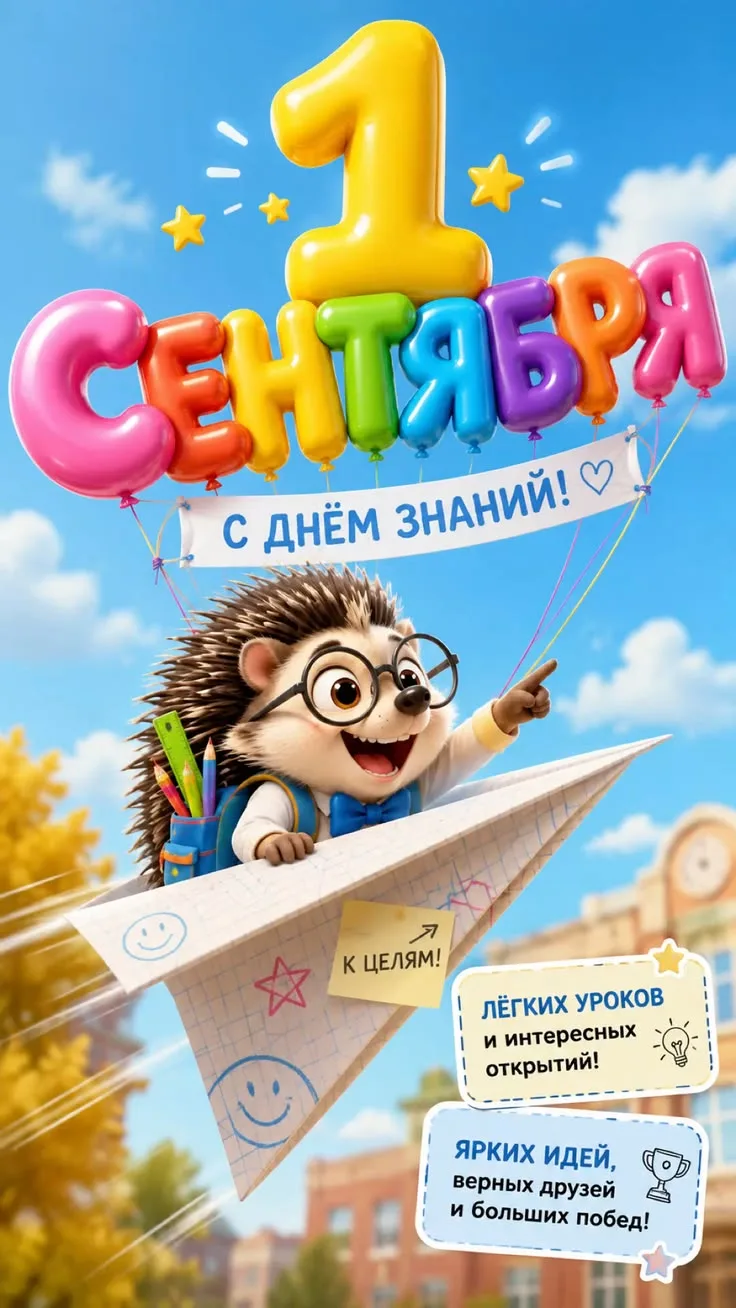 🥳Сегодня особенный день.❤️‍🔥 Это не просто начало🔔 учебного года, а старт 🖼️новой г...