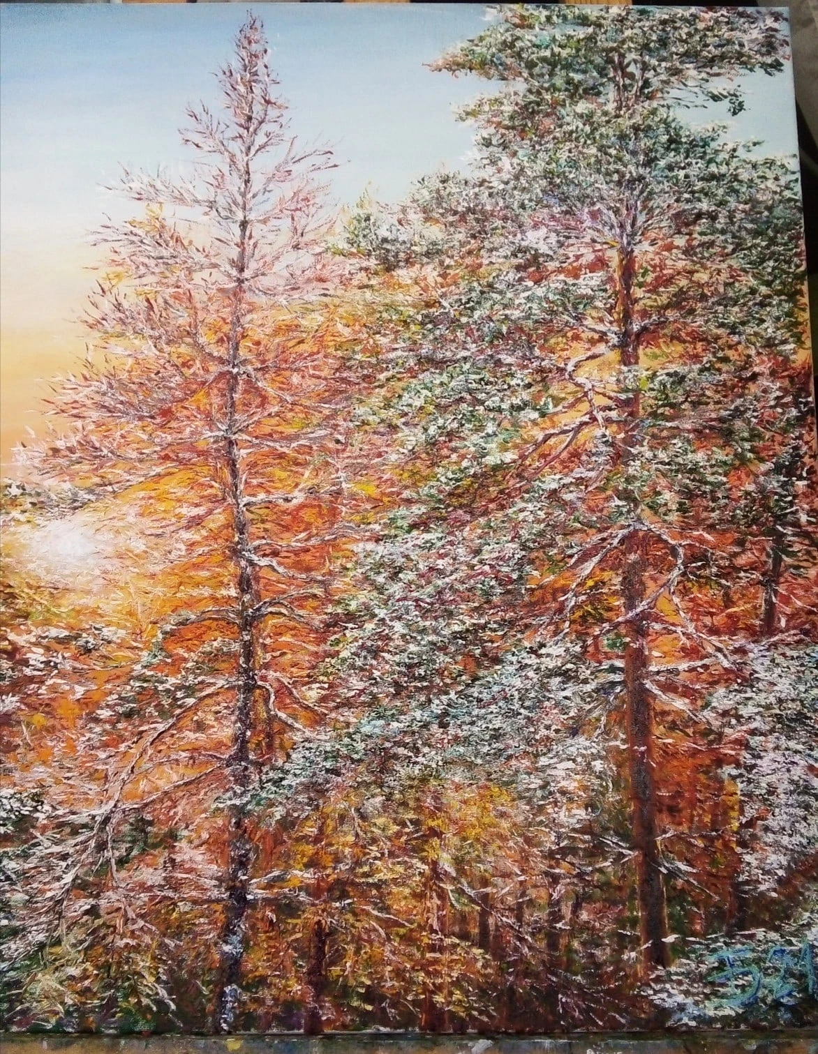 (56) ,,Заря", холст, масло, 2021г.