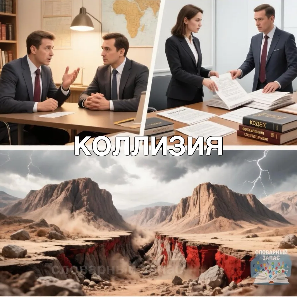 Колли́зия (от лат. collisio — «столкновение») — термин с несколькими значениями в зависимости от сфе