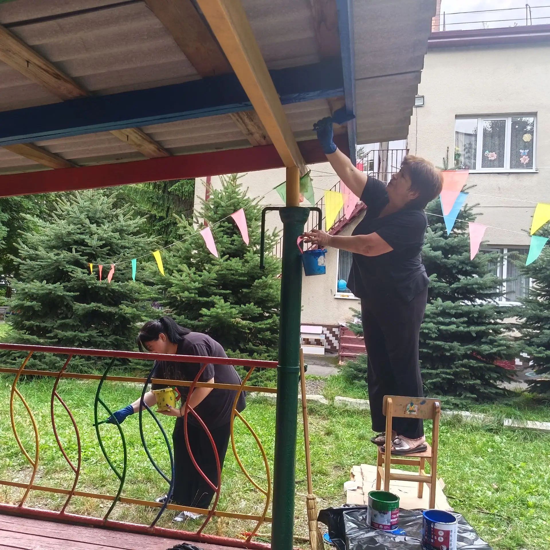 Подготовка учереждения к новому учебному году.