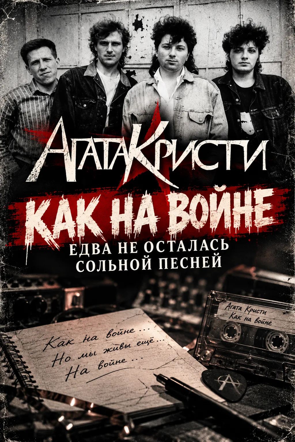 А ведь «Как на войне»  едва не осталась сольной песней