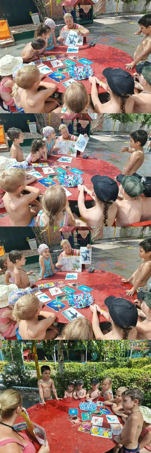 Педагоги детского сада провели беседу с дошколятами на тему «Путешествие в мир морей и ...