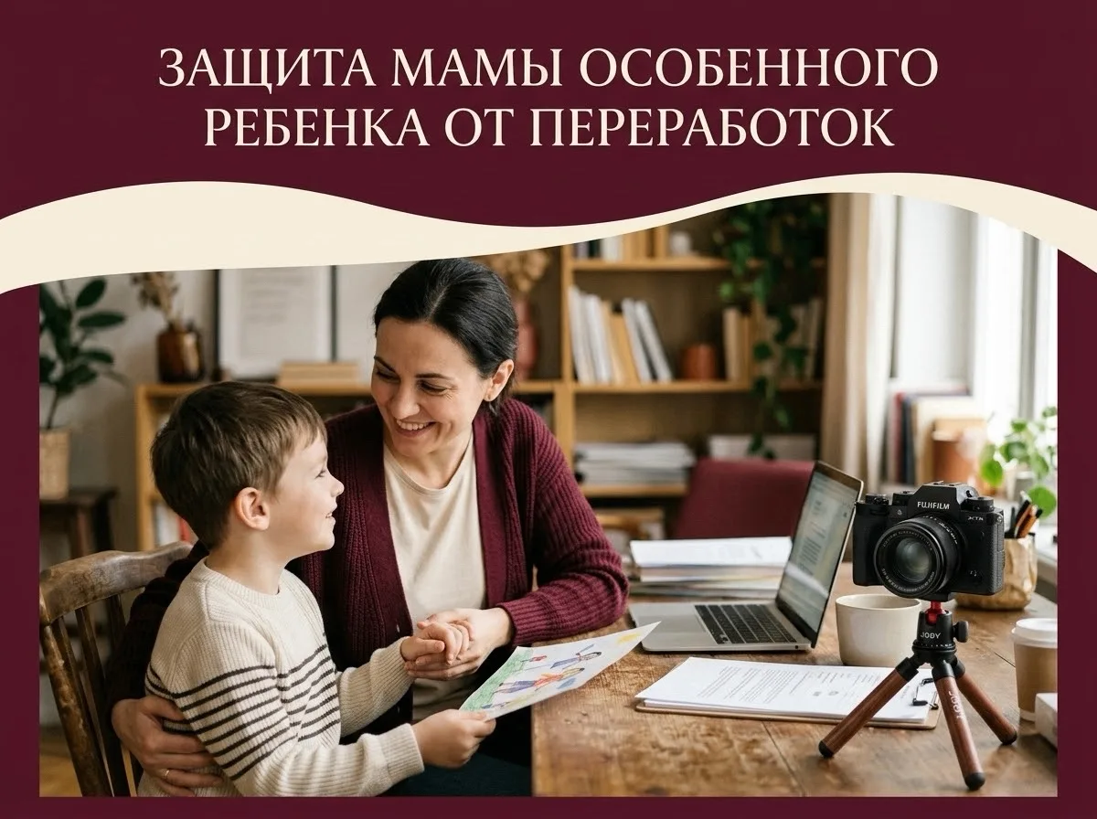 🌸 Трудовой щит: защита мамы особенного ребенка от переработок