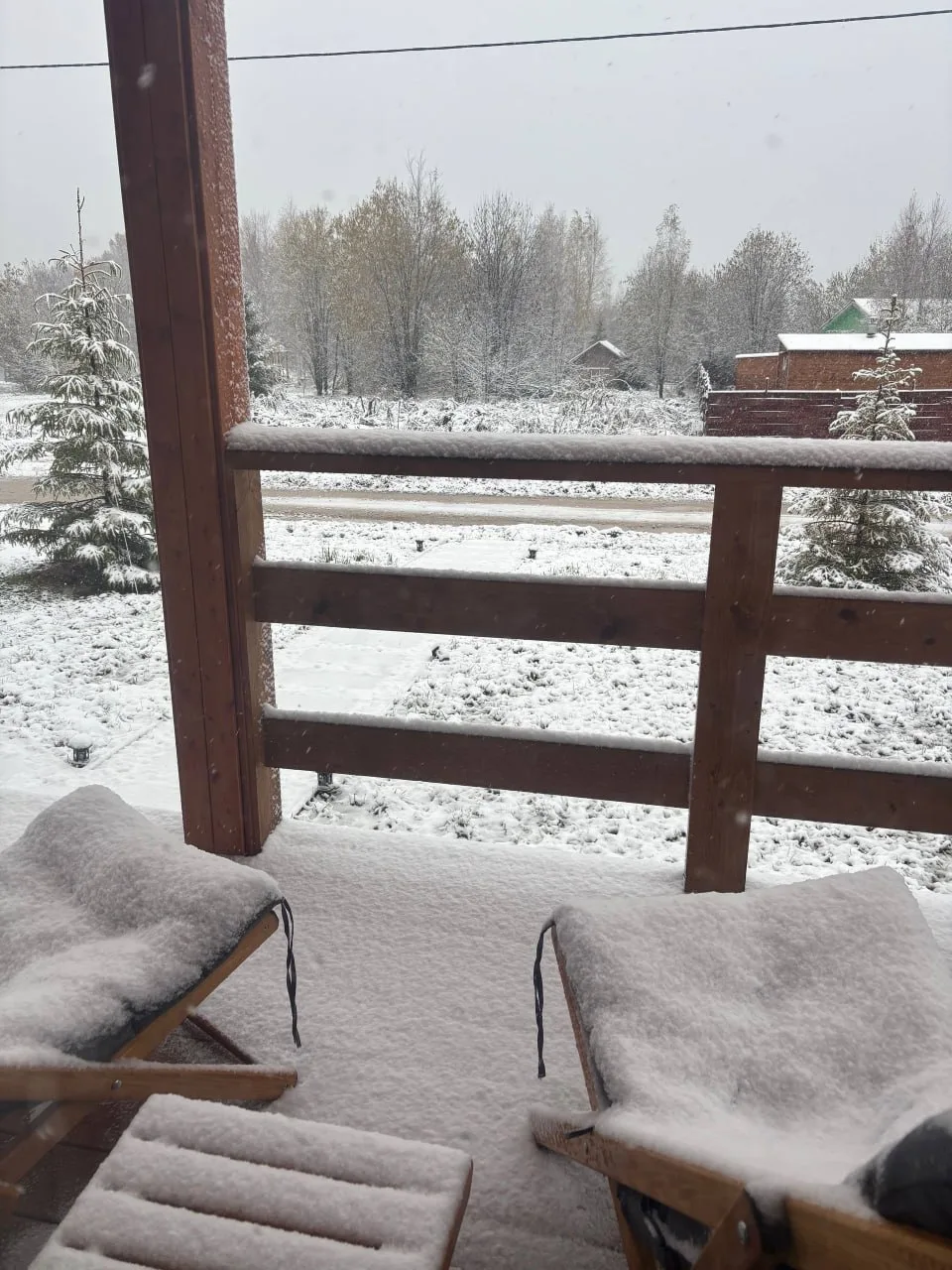 ❄️Еще кадры заснеженного Пермского края