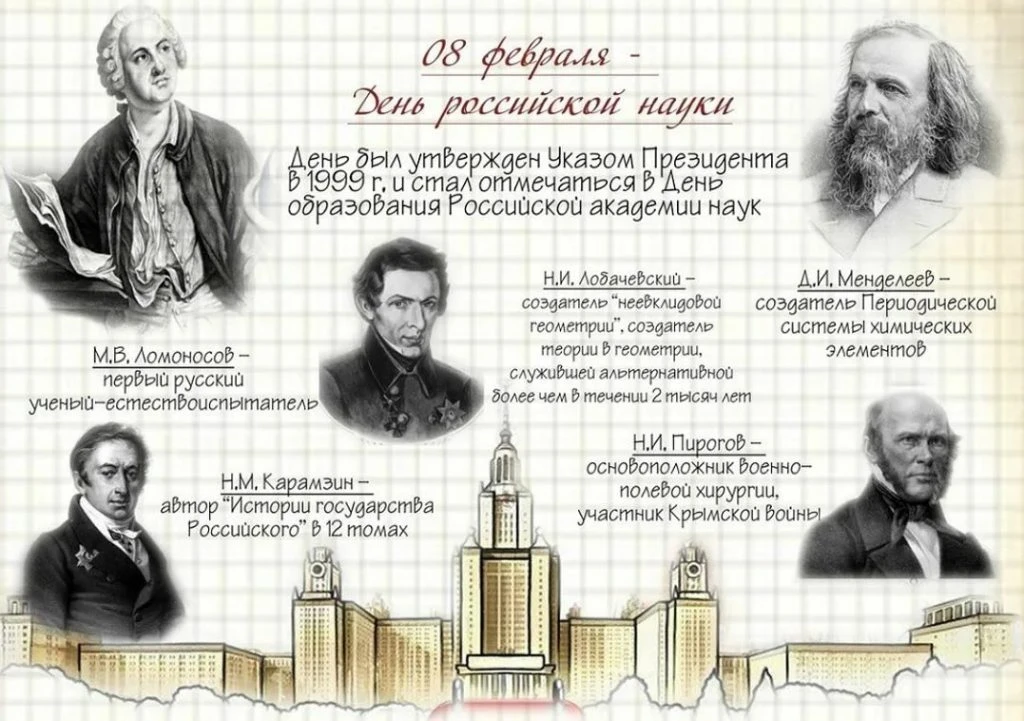 Сквозь призму открытий: с Днём Российской Науки!  Сегодня, 8 февраля, мы отмечаем День Российской На