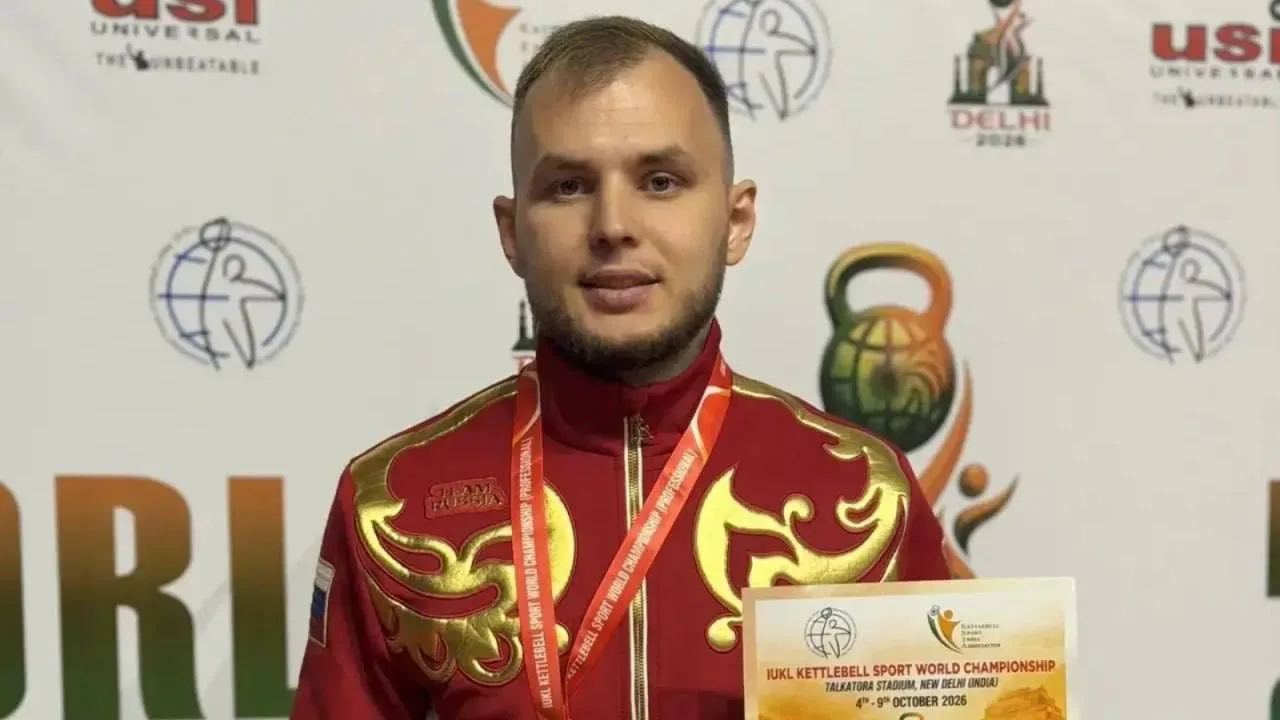 🥇 🏆Татарстанский гиревик покорил Индию, став чемпионом мира