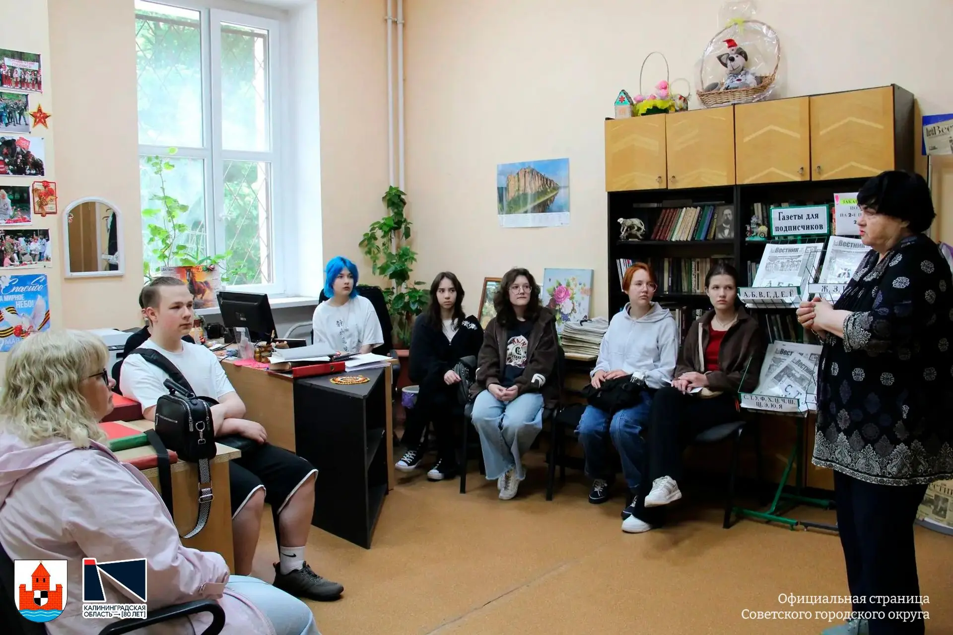 📰 Ребята из школы журналистики гимназии №1 и их руководитель Юлия Баляса сегодня побыв...