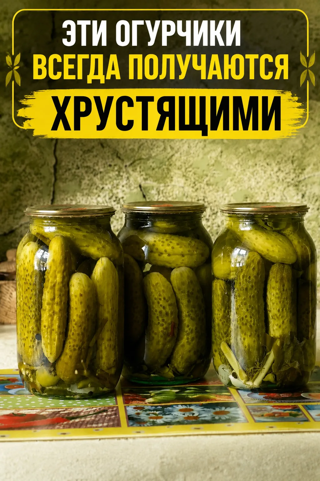 СЛАДКИЕ И ХРУСТЯЩИЕ ОГУРЦЫ НА ЗИМУ 🤩