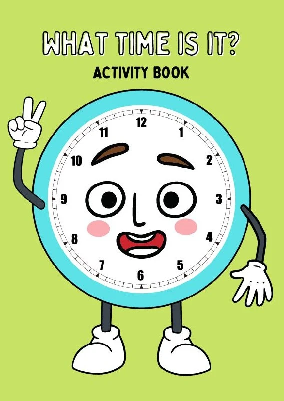 Делюсь: книжка обучалка с тренирующими упражнениями к теме время⌚️