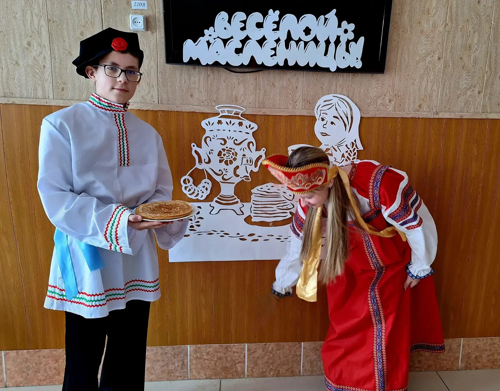 🍪 Масленица в #КропоткинскаяСОШ