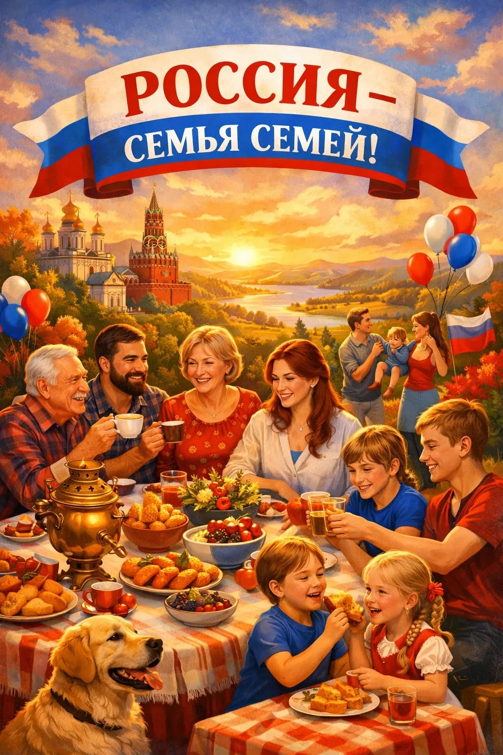 РОССИЯ — СЕМЬЯ СЕМЕЙ!

Семья Жикиных приняла участие во всероссийской акции «Россия — семья семей» и