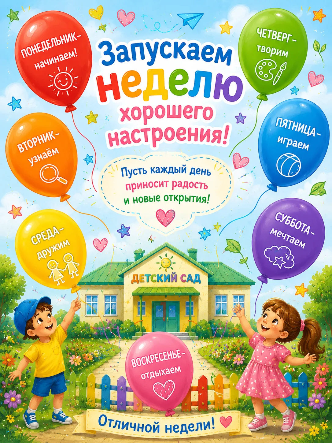 🎈 Запускаем новую неделю!