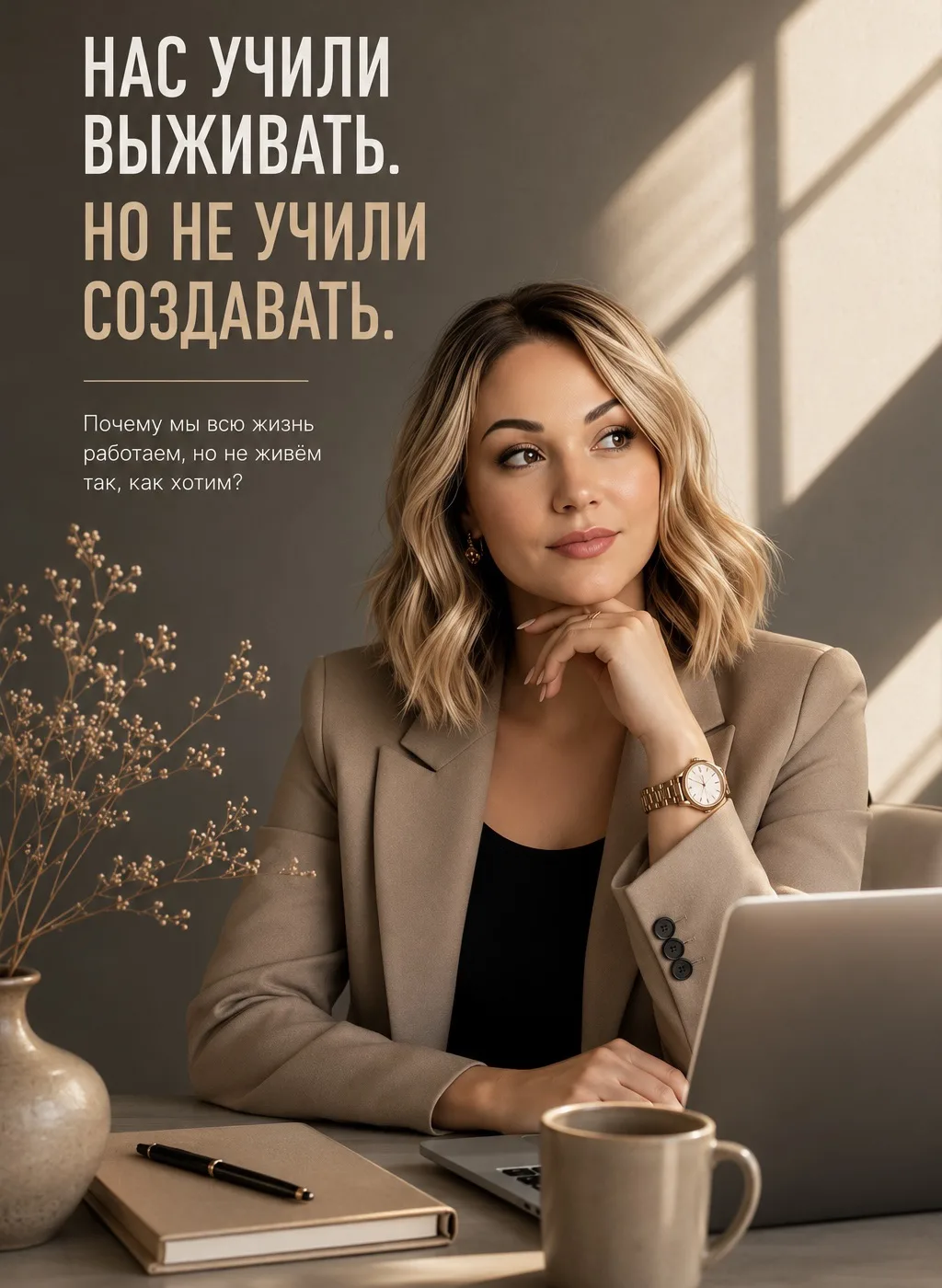 НАС УЧИЛИ ВЫЖИВАТЬ. НО НЕ УЧИЛИ СОЗДАВАТЬ.