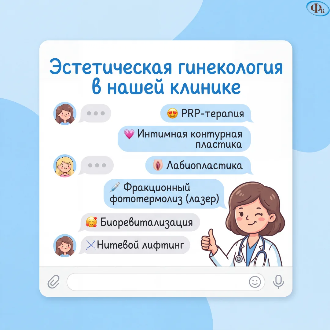 Мы предоставляем все виды эстетической гинекологии для восстановления комфорта, уверенн...