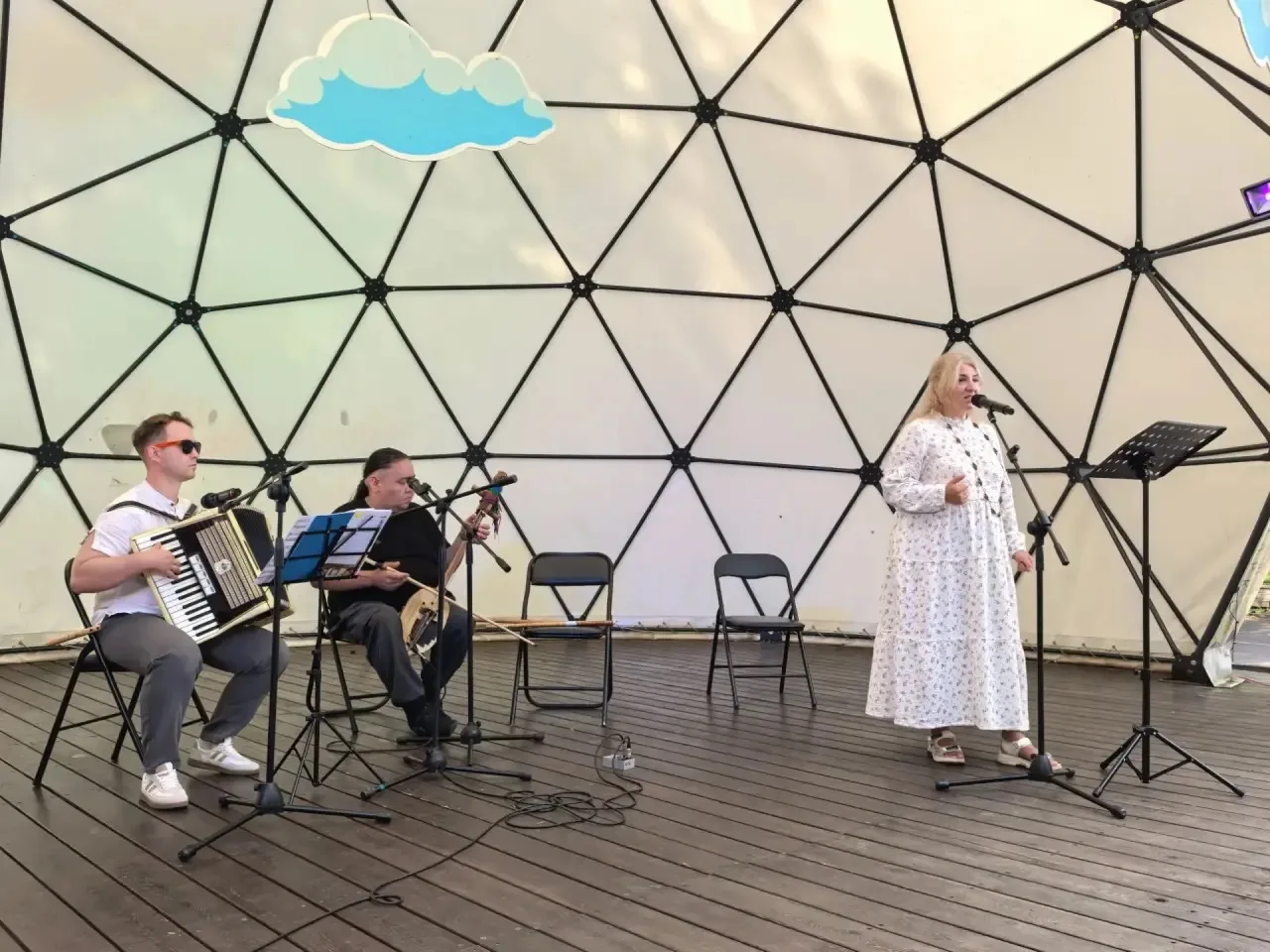 Компания «РЕШЕТНЁВ» представила программу «Легенды Красноярья» на праздновании 76-й год...