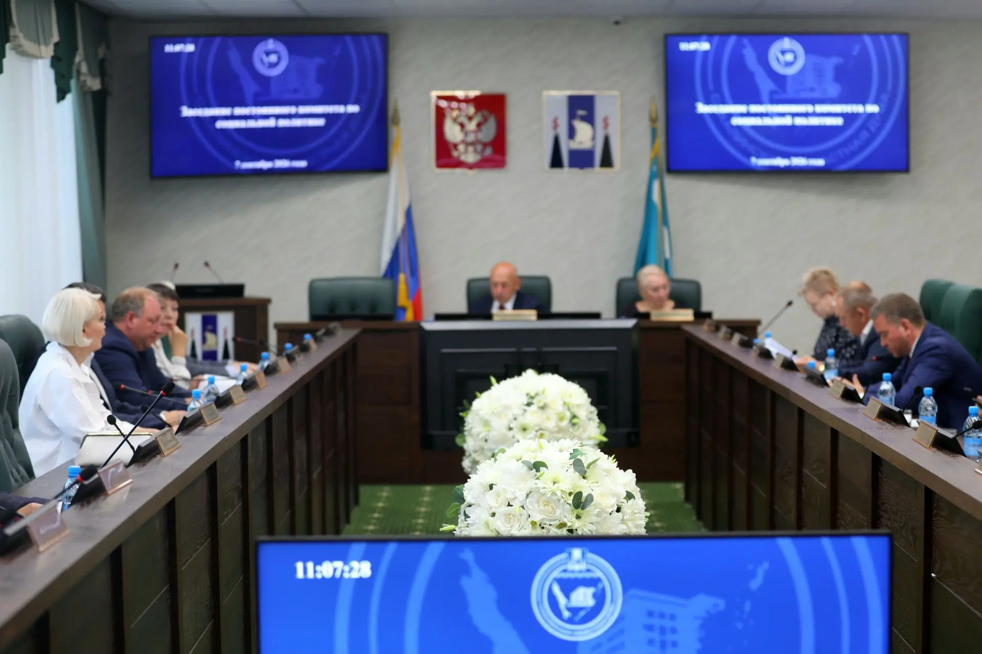 На заседании комитета по социальной политике Сахалинской областной Думы в первом чтении...