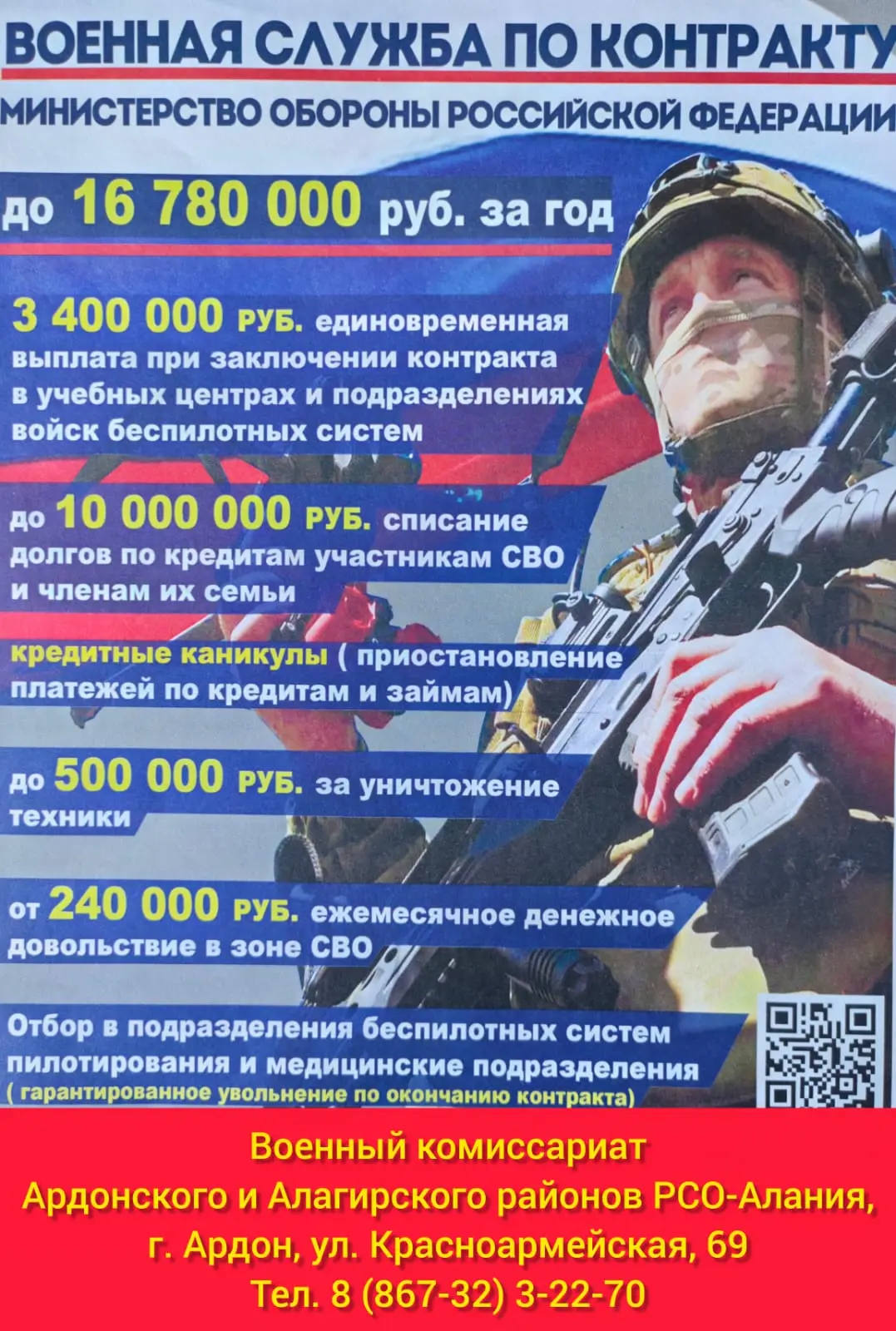 Актуальная информация об условиях заключения контракта с Министерством обороны Российск...