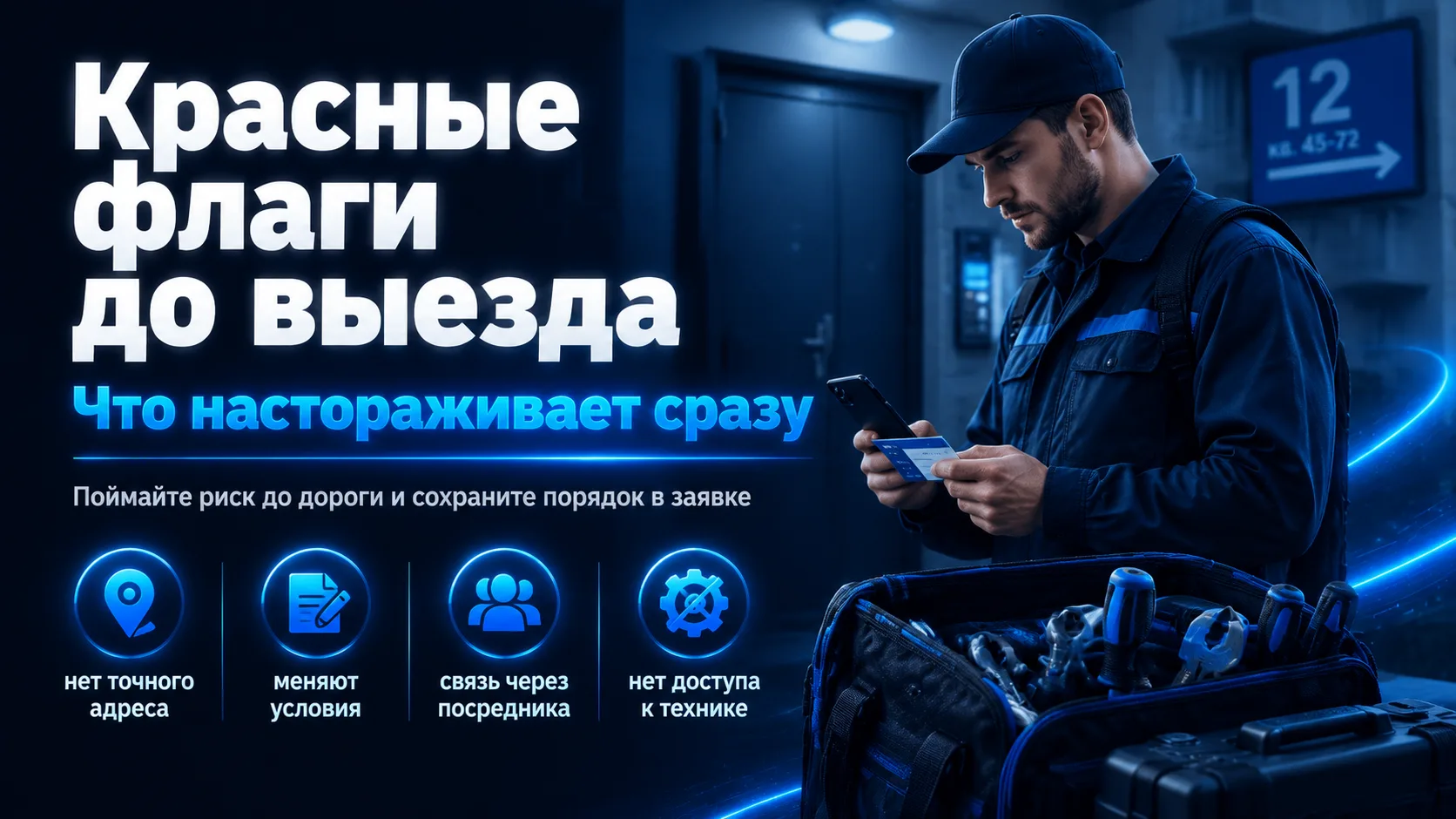 Заявка выглядит нормальной, пока не начинаешь уточнять детали. Запрос «к вечеру» без то...