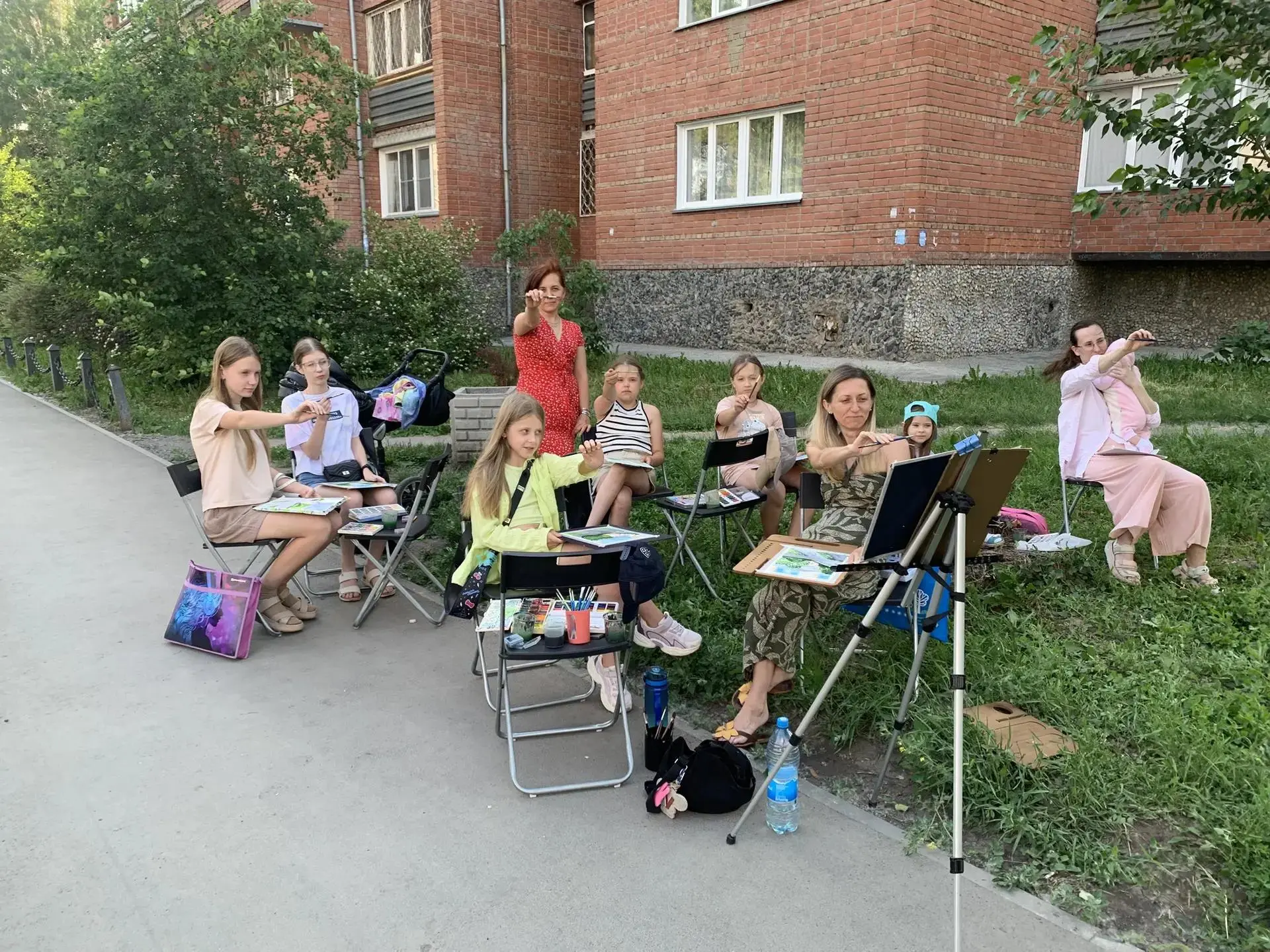 Уже два выхода на пленэр!