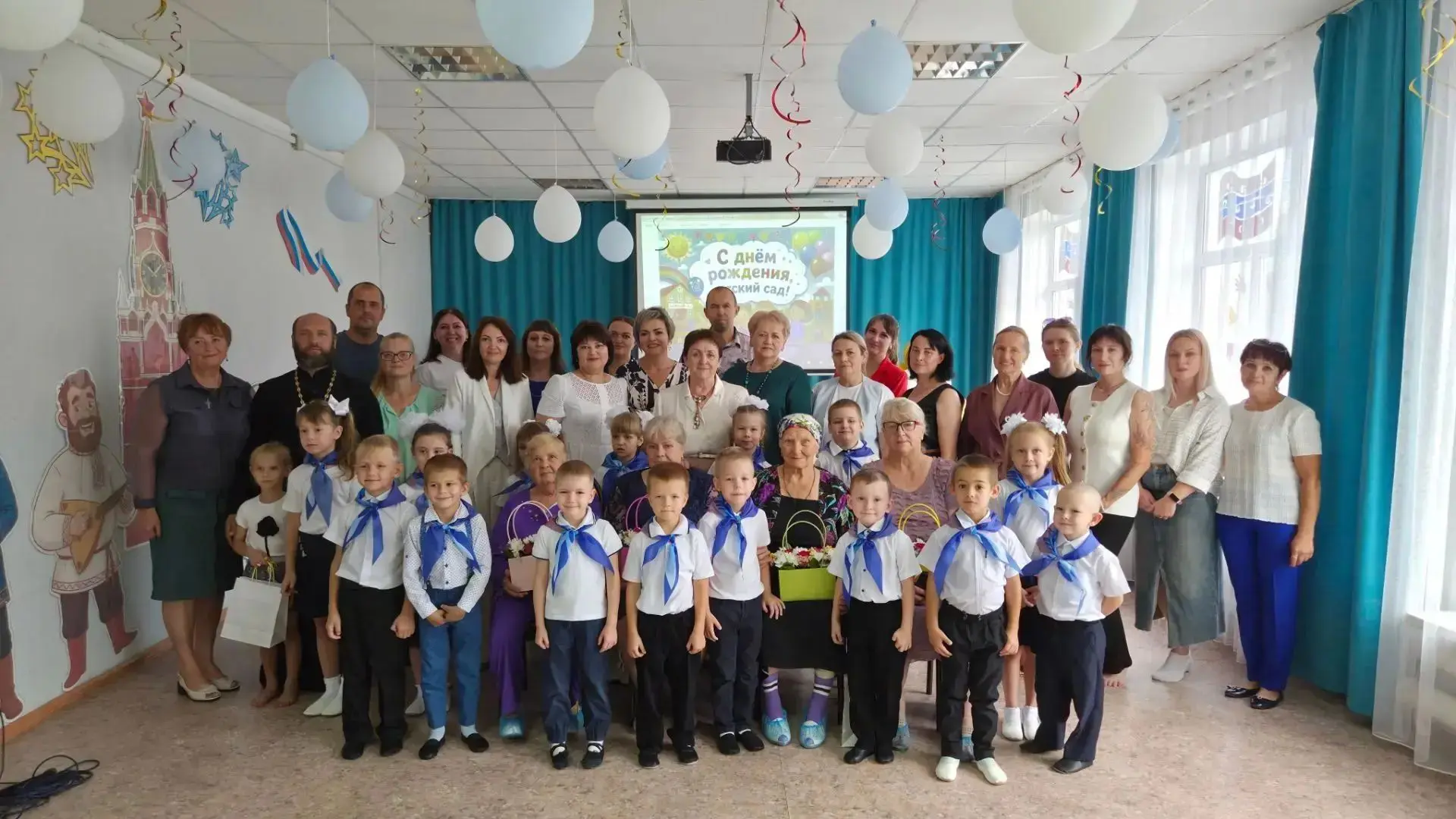Детский сад №13 "Березка" хутора Бейсужек Второй отметил золотой юбилей! 🎉