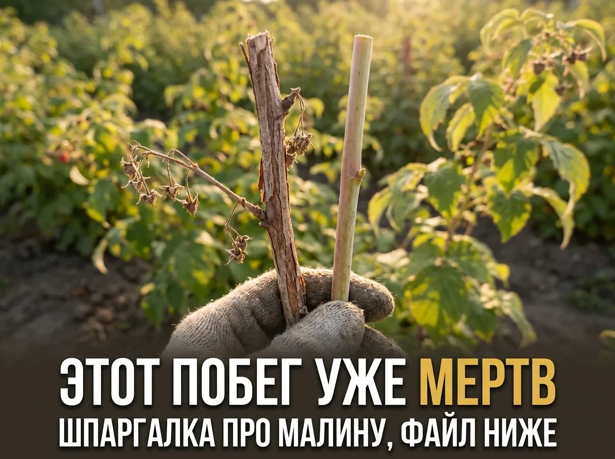 🍇 МАЛИНА: УРОЖАЙ СЛЕДУЮЩЕГО ЛЕТА РЕШАЕТСЯ НА ЭТОЙ НЕДЕЛЕ