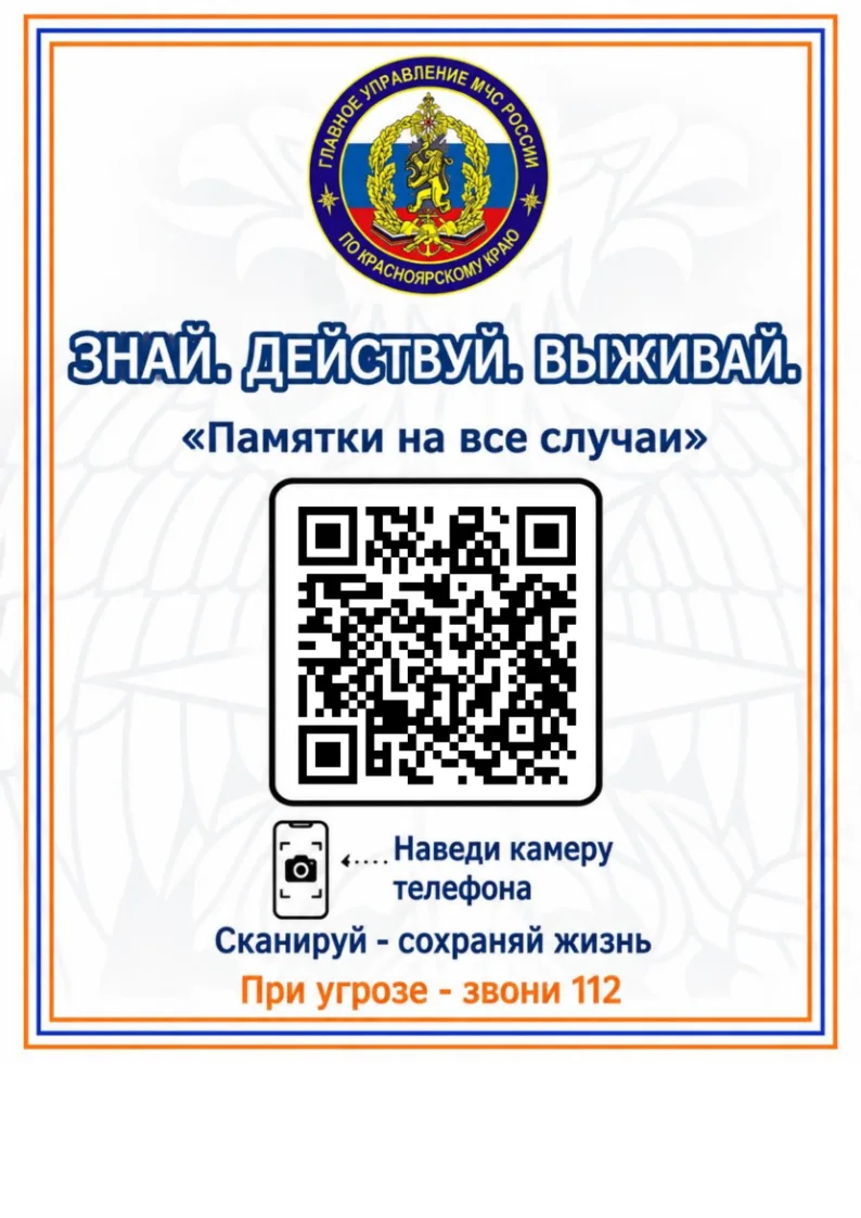 Главное управление МЧС России по Красноярскому краю разработало специальную онлайн-памя...