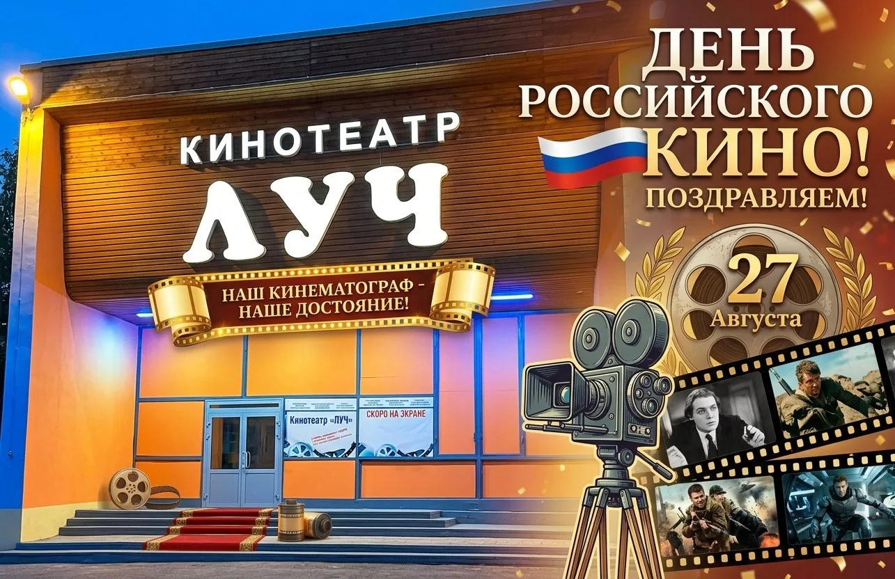 С Днём российского кино! 🎬