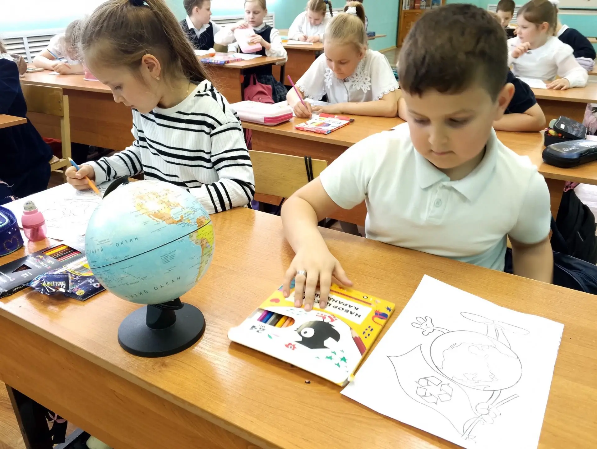 22 апреля – Всемирный день Земли 🌍 Юные «Орлята России» из 1-3 классов не остались в стороне и приня