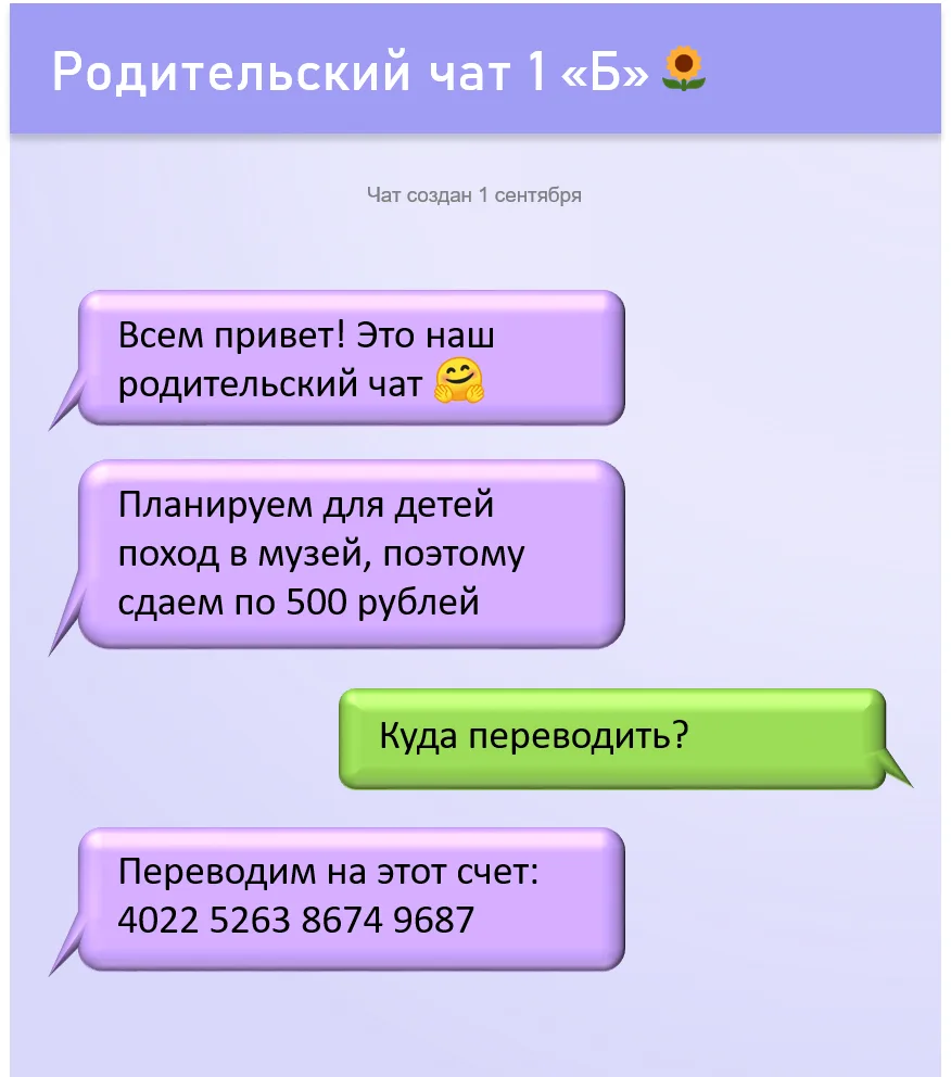 Вас добавили в новый родительский чат?